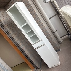 スリムラック　収納棚　ベランダ置きのためイタミありの画像