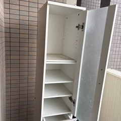 スリムラック　収納棚　ベランダ置きのためイタミありの画像