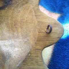 31cm 木彫り お面の画像