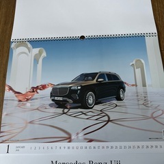 メルセデス・ベンツの2026年版カレンダーの画像