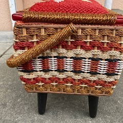 レトロ　裁縫箱の画像