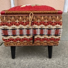 レトロ　裁縫箱の画像