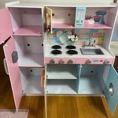 木製キッチンセット　ままごとセットの画像