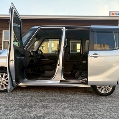 アラウンドビューモニター付き☆26年式☆月々1万円〜分割払い可❗️ 車検2年付き！【名義変更代込み】大人気☆日産 デイズルークス☆SDナビ付き☆走行中DVD見れます☆アラウンドビューモニター付き☆電動スライドドア☆ドラレコ付き☆スマートキー☆日産純正アルミホイール装着☆フルオートエアコンそのまま乗って帰れます❗️の画像