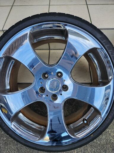 Work LS 20インチ8.5jj+44 225/35ZR20の4本セット (さく) 森田のタイヤ