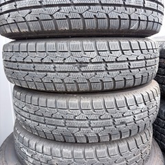 TOYO冬タイヤ バリ山! イボ付き!  
18年11月製 145/80/13  アルミ ホイル 4本セット!! 軽自動車   の画像