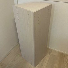 ニトリ　連結できるNカラボ コーナー 3段(ホワイトウォッシュ)の画像