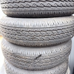 （未使用品）ブリヂストン  夏タイヤ 145/80/12  アルミ ホイル 4本セット!! 軽自動車用  の画像