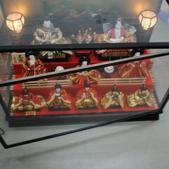 [1819J ]雛人形　おひなさま　桃の節句　3段飾り　喜月作　の画像