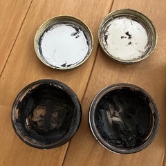 シュークリーム　黒と茶　ステインリムーバーの画像