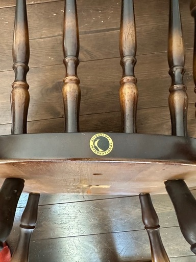 飛騨産業　ダイニングチェア　キツツキマーク2台セット