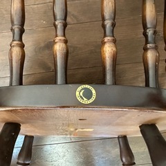 飛騨産業　ダイニングチェア　キツツキマーク2台セットの画像