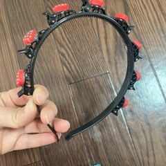 カチューシャ　クリップ式の画像