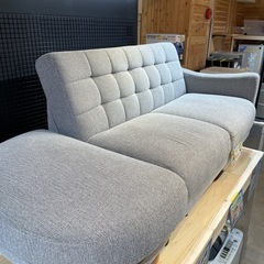配達可【2人掛けソファ】【グレー】クリーニング済み【管理番号1220】野の画像
