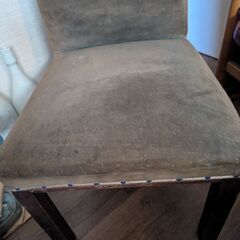 レトロ　椅子　4セット　緑　カフェなどにの画像