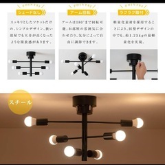 シーリングライト 電気 の画像