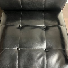 カリモク アンティークチェア 1人用 レザー　の画像