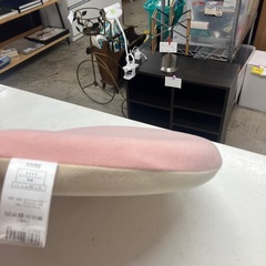 H2512-511 カインズ もちもちシートクッション 円形 ピンク 中古の画像