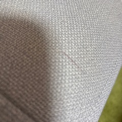 【0円】グレー　2人用ソファ　の画像