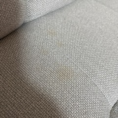 【0円】グレー　2人用ソファ　の画像