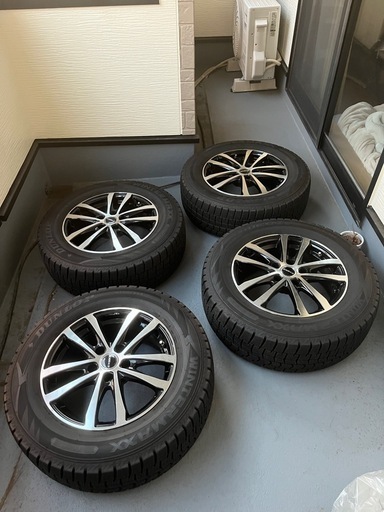 ダンロップ215/65R16 スタッドレスタイヤ ホイール4本 中古 送料込 DUNLOP（ダンロップ） 中古タイヤ スタッドレスタイヤ ホイールセット