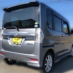 期間限定⚠️お買い得車‼️27年タント　カスタム　X S.A. スマートアシスト付　ナビ　テレビ　バックカメラ　ETC キーフリー　プッシュスタート　ワンオーナーで状態いいですの画像