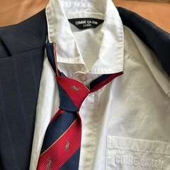 お正月　発表会　スーツ110センチの画像