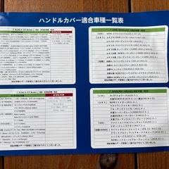 ハンドルカバー　ウッド調の画像
