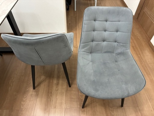 大理石調　セラミック天板ダイニング　5点セット