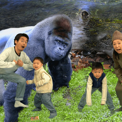 背景を自由に選んで自撮りできるスタジオです