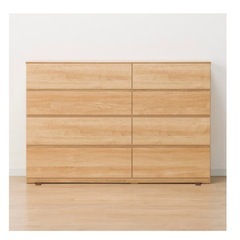 ニトリ　ローチェスト(クエス 140-4LC LBRの画像