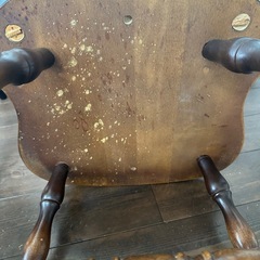 飛騨産業　ダイニングチェア　キツツキマーク2台セットの画像