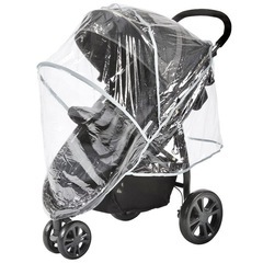 【ほぼ新品】joie ジョイー ベビーカー　レインカバー　雨よけ　雪よけ ライトトラックスの画像