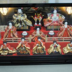 [1819J ]雛人形　おひなさま　桃の節句　3段飾り　喜月作　の画像