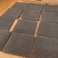 人工芝生 （茶色）30cm×30cmの画像