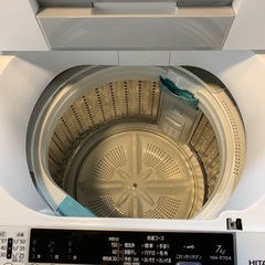 【ジモティー割】HITACHI 2019年製　7kg 洗濯機（ID1697）の画像