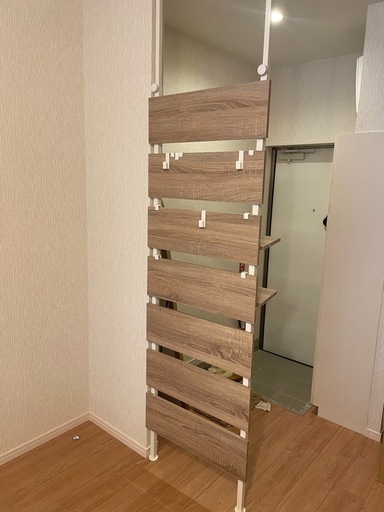パーテーション　収納
ラック