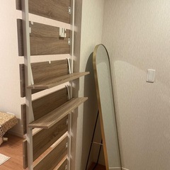 パーテーション　収納
ラックの画像