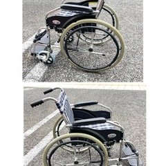 ほぼ未使用 ケアテックジャパン 自走介助兼用車椅子 の画像