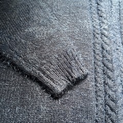 ネイビー　セーター　オットー　ロング　の画像