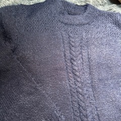 ネイビー　セーター　オットー　ロング　の画像