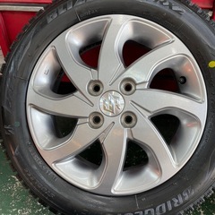 １５５／６５Ｒ１４　　ブリヂストン　ＶＲＸ２新品　中古品アルミホイール　４本セット　の画像