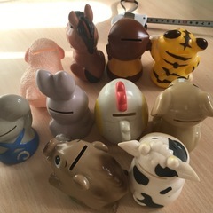 一つの値段です　非売品　レトロ　未使用品　貯金箱　キャラクター　動物の画像