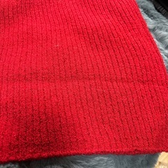 セーター　赤　ニット　　Mサイズの画像