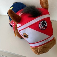 サラブレッドコレクション】 ふわふわBIGぬいぐるみ　フォーエバーヤング　競馬の画像