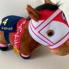 サラブレッドコレクション】 ふわふわBIGぬいぐるみ　フォーエバーヤング　競馬の画像