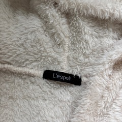 パーカー　ファー　オフホワイト　しまむらの画像