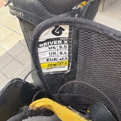 バートン　スノーボードブーツ　DRIVER X  27.5の画像