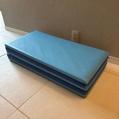 IKEA イケア　プレイマット　ブルー　子供部屋　ペット　お昼寝の画像