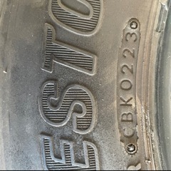 185/75R15BRIDGESTONEスタッドレスタイヤのみ4本の画像
